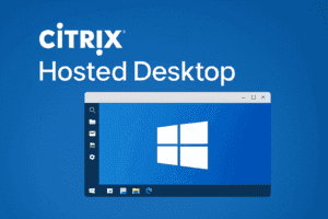 Citrix gehostete Desktop-Oberfläche angezeigt